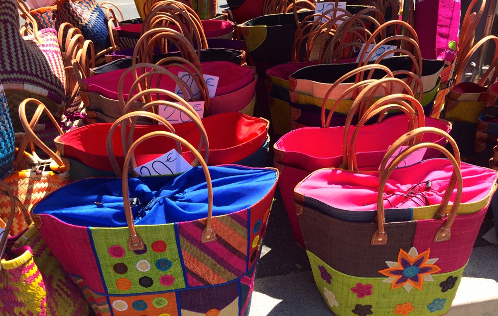 Arles market baskets