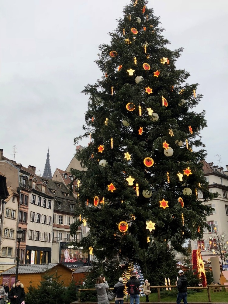 Christmas tree place Kleber Strasbourg