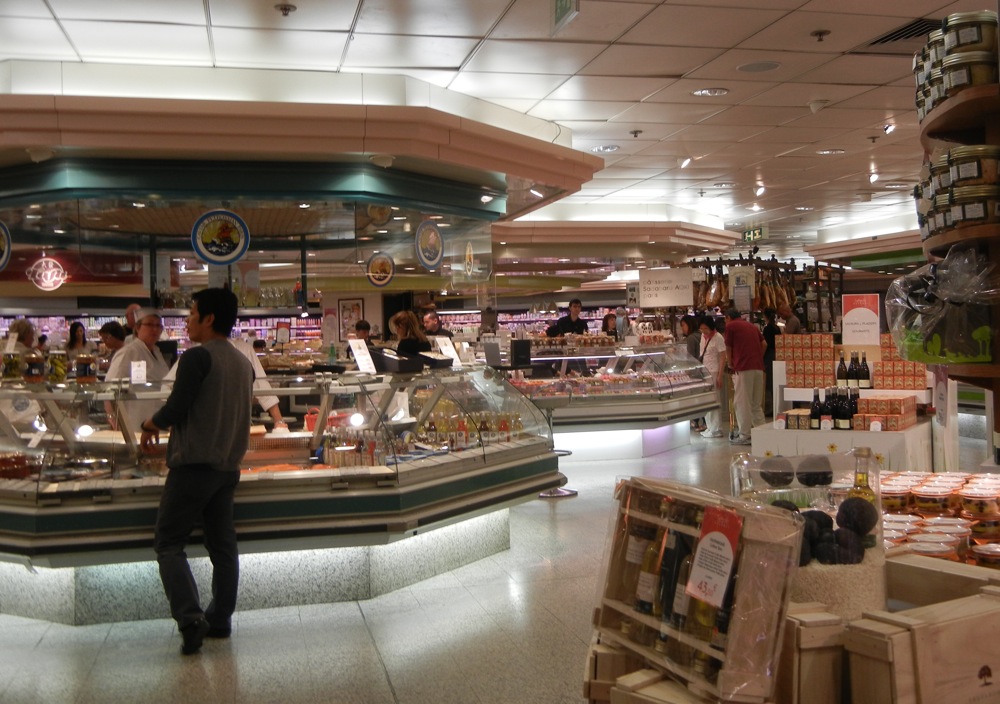 Food hall products - Picture of Galeries Lafayette Gourmet, Paris
