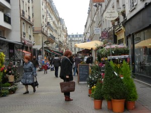 Rue Daguerre Paris street market