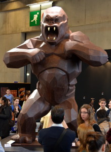 King Kong chocolate sculpture