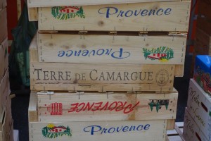 Crates in Provence