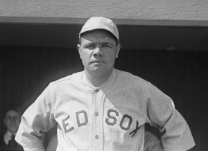 Babe Ruth Red Sox uniform