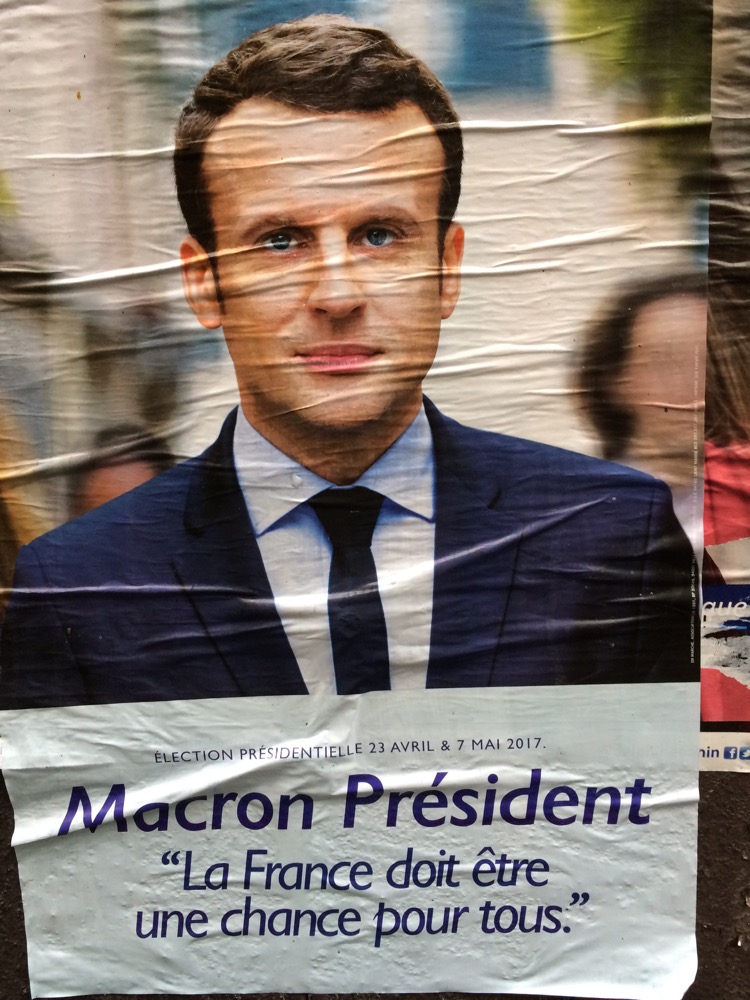 Emmanuel Macron poster