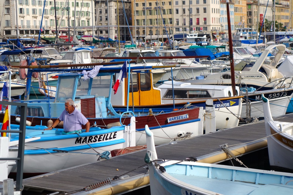 Marseille France fishing boats