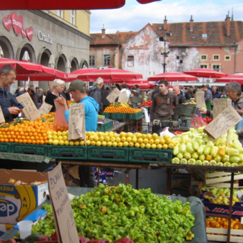Dolac Market Zagreb Croatia